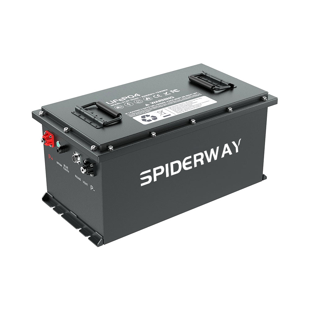 SpiderWay 48V 150Ah (7680Wh) Massive Capacity Lithium Marine Battery Kit