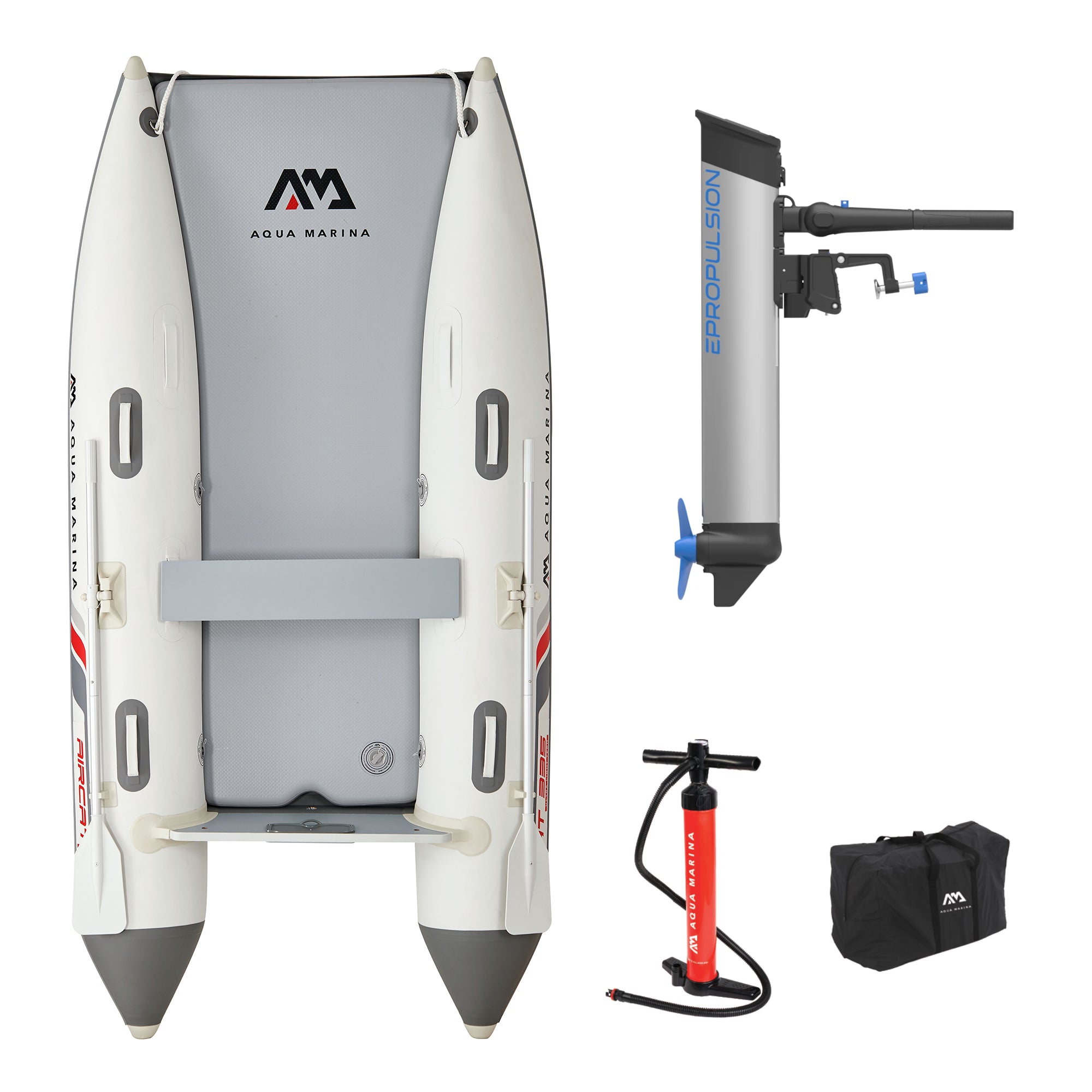 Aqua Marina Aircat 3.35m with ePropulsion eLite 500W Outboard