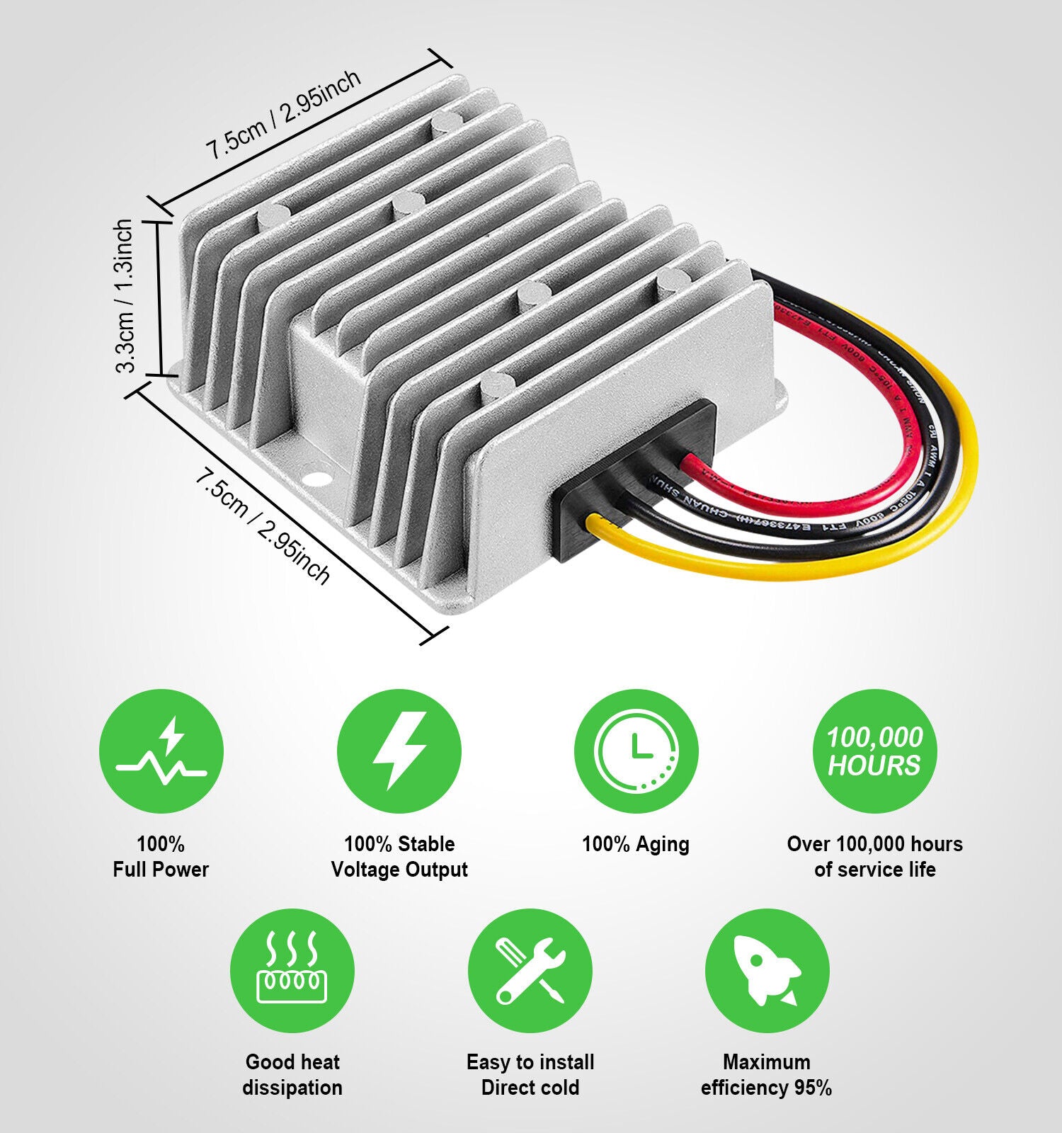 DC Converter 48V to 12V, 240W