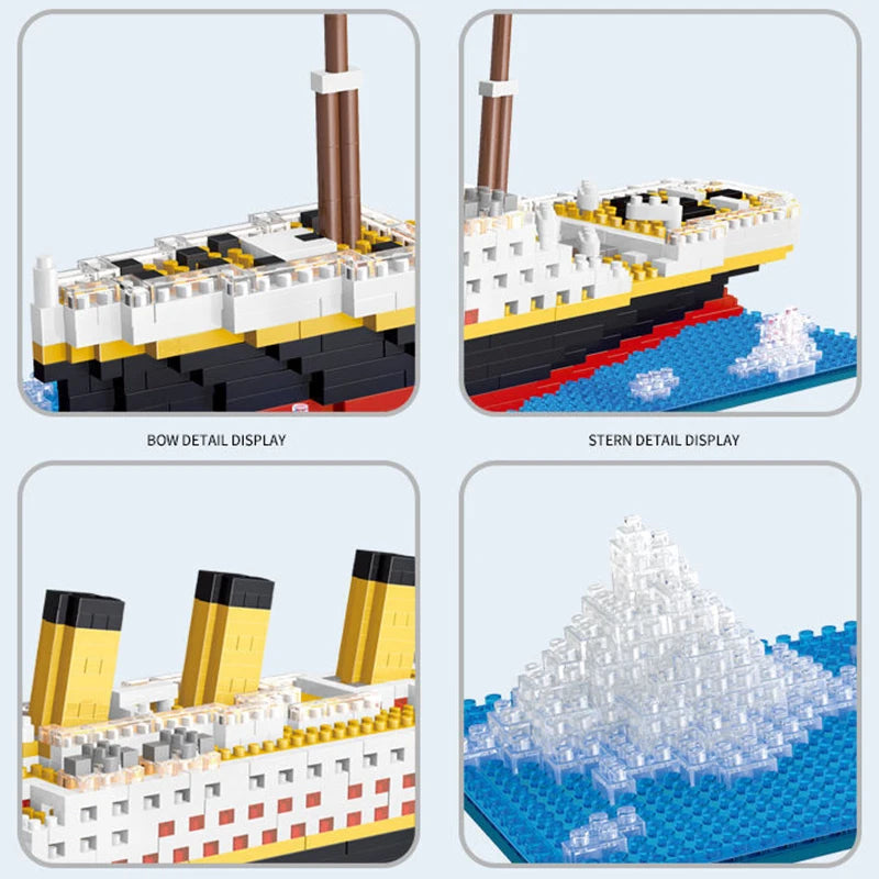 Titanic Model Ship Building Blocks (1860 pcs)